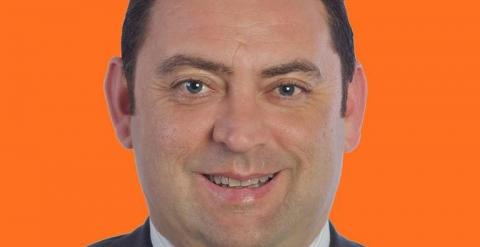 El precandidato que disputará a Rivera el número uno de la lista de Ciudadanos a la Moncloa, Gabriel Soria. Imagen: CIUDADANOS