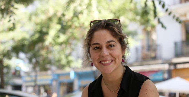 Lara Hernández, responsable de convergencia de IU.- JAIRO VARGAS