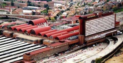 Vista aérea de la madrileña estación de Chamartín. ADIF