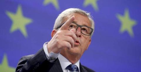 Jean-Claude Juncker durante su intervención en Bruselas. / EFE