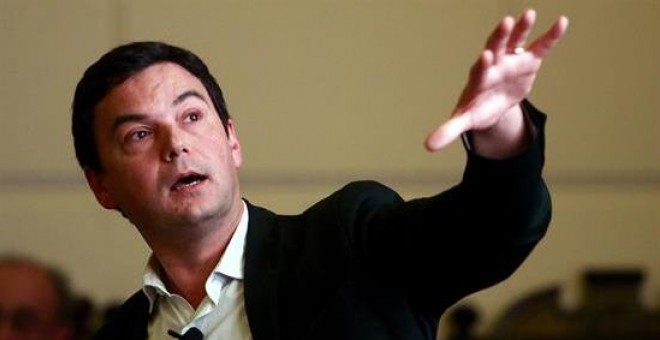 Piketty, en una visita reciente que hizo a Chile. EFE