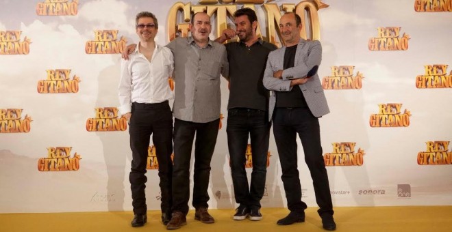 Presentación de la cinta 'Rey Gitano', con algunos de sus protagonistas.