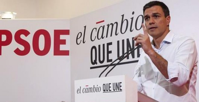 Pedro Sánchez, este lunes en Mérida. EFE/Jero Morales