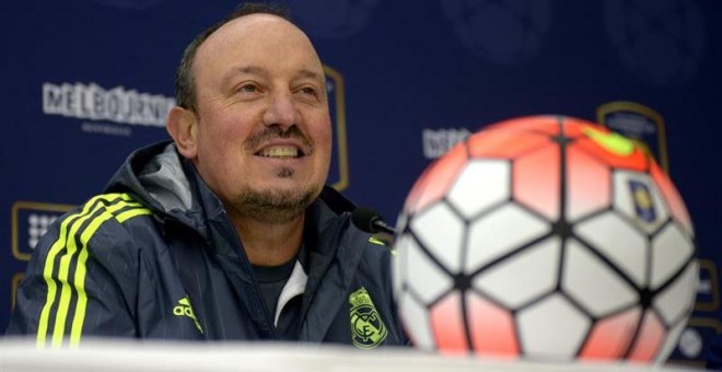 Rafael Benítez, entrenador del Real Madrid, en Australia. /EFE