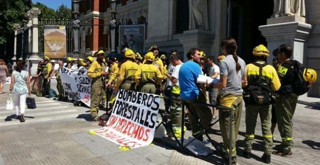 Brigada de Refuerzo de Incendios Forestales./ EUROPAPRESS