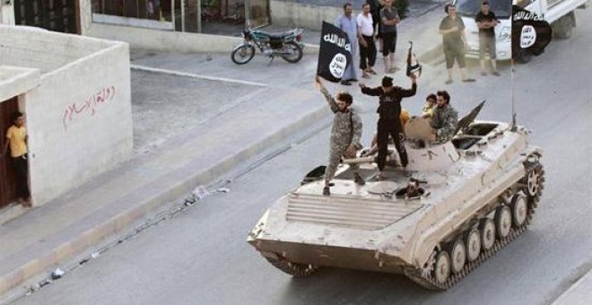Militantes del Estado islámico en Siria
