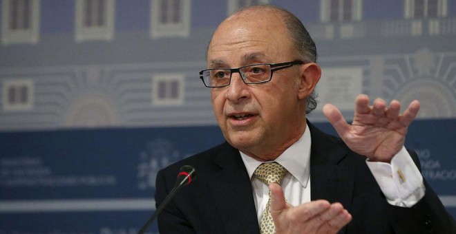 El ministro de Hacienda y Administraciones públicas, CristÓbal Montoro.- EFE