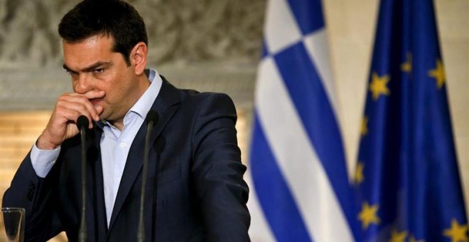 El primer ministro heleno, Alexis Tsipras, ha asegurado este viernes que las infraestructuras de Grecia no pueden soportar la afluencia de inmigrantes. PAUL HANNA / REUTERS