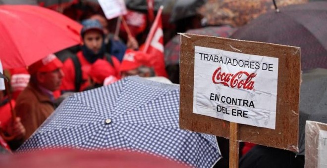 Manifestación contra el ERE de Coca-Cola. AYUNTAMIENTO DE FUENLABRADA