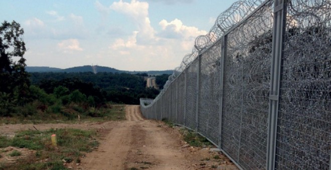 Valla fronteriza entre Turquía y Bulgaria en la localidad de Kraynovo.- FRONTEX