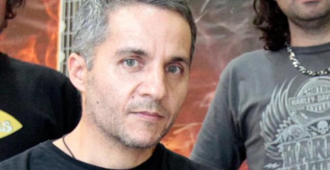 Javier Fernández, batería del grupo Los Piratas, ya disuelto.