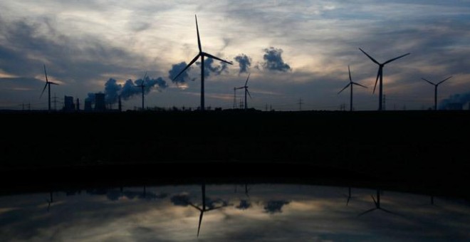 Un parque eólico en Alemania. REUTERS