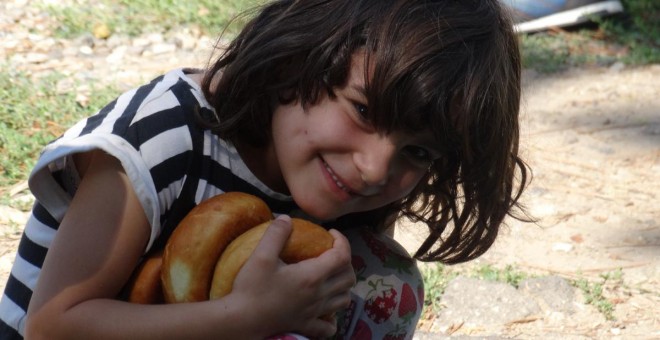 Nalin, en el campo de refugiados de Harmanli, en Bulgaria. / CORINA TULBURE