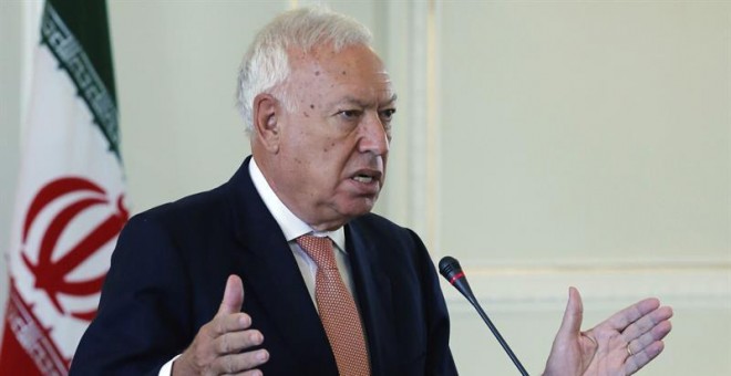 El ministro de Asuntos Exteriores español, José Manuel García-Margallo, en Teherán. / EFE