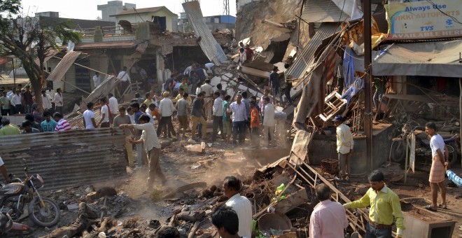 Al menos 35 muertos y 75 heridos en una explosión de gas en la India. /REUTERS