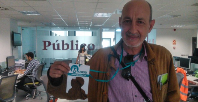 Jesús Montero durante una visita a la redacción de Público la pasada primavera. / ARCHIVO