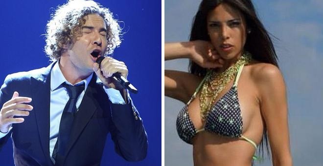 El cantante español David Bisbal y la concursante de Gran Hermano María Paz Delgado, Maypi.