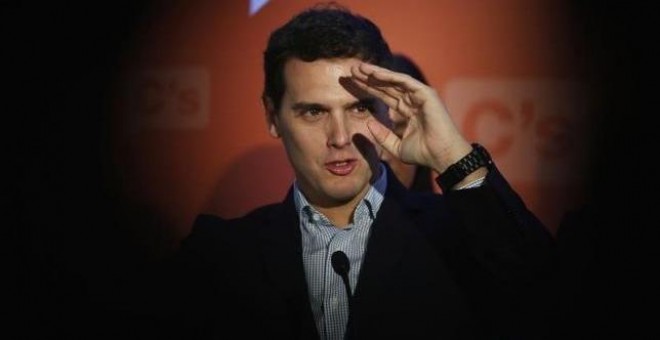 El presidente de Ciudadanos, Albert Rivera, durante un acto del partido. Archivo REUTERS