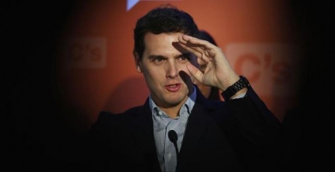 El presidente de Ciudadanos, Albert Rivera, durante un acto del partido. Archivo REUTERS