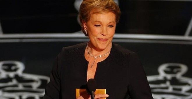 Julie Andrews, en la última gala de los Oscar. REUTERS