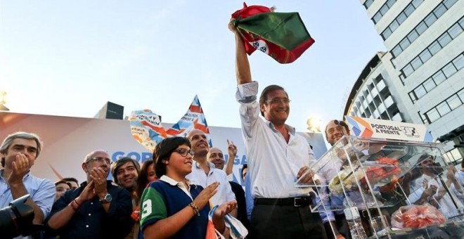 El presidente del Partido Social Democrático de Portugal y primer ministro, Pedro Passos Coelho. - EFE