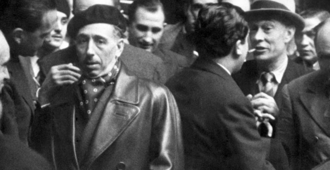 Lluís Companys marcha el día 1 de febrero de 1939. EFE