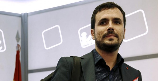 El candidato de IU a la presidencia del Gobierno, Alberto Garzón, en una imagen de archivo.-EFE/Sergio Barrenechea