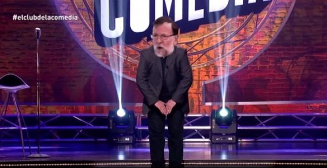 Montaje de Rajoy en el Club de la Comedia