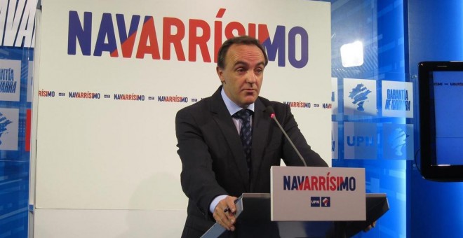 El presidente de UPN, Javier Esparza, en una foto de archivo. / EUROPA PRESS
