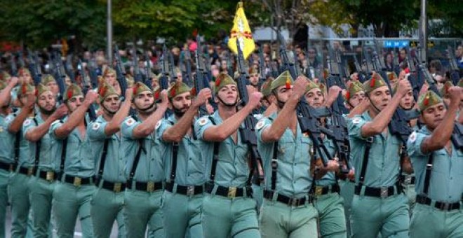 El desfile de las Fuerzas Armadas del año pasado./ EFE