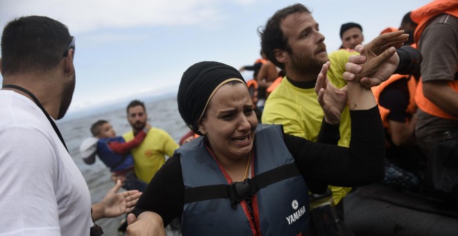 La desesperación de los refugiados está latente en cada uno de los rescates. Pro-Activa.