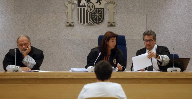 La vista se ha celebrado en la sede de la Audiencia Nacional en San Fernando de Henares  (Madrid) el pasado martes.- EFE.