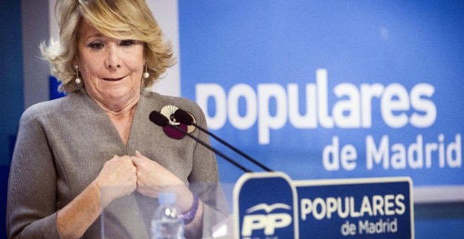 La presidenta del PP de Madrid, Esperanza Aguirre. EFE