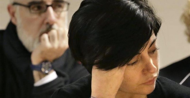 Rosario Porto y Alfonso Basterra, acusados de la muerte de su hija Asunta Basterra durante el juicio. EFE/Lavandeira jr