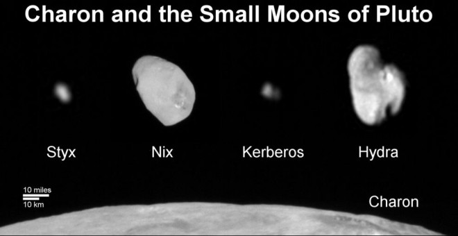Kerberos, la misteriosa y pequeña luna de Plutón. /NASA
