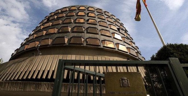 Fachada del edificio del Tribunal Constitucional en Madrid. EFE