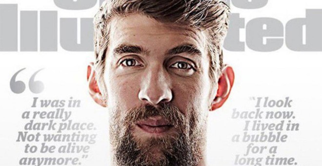 Portada de 'Sports Illustrated', con la entrevista a Phelps.