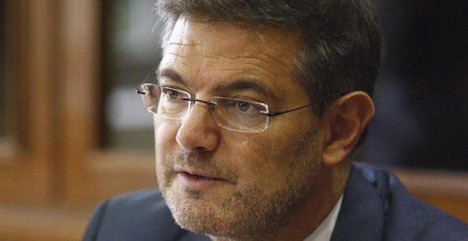 El ministro de Justicia, Rafael Catalá.- EUROPA PRESS.