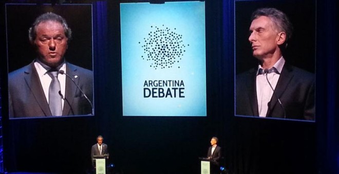 Imagen del debate entre los candidatos./ A. D.