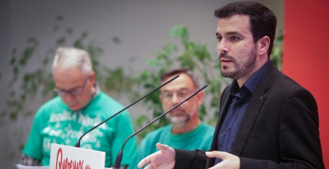 El candidato de IU a la Presidencia del Gobierno, Alberto Garzón.