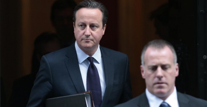 Cameron pide poder bombardear en Siria.- REUTERS.
