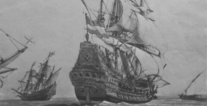 Imagen del Galeón San José, hundido por piratas ingleses en junio de 1708.