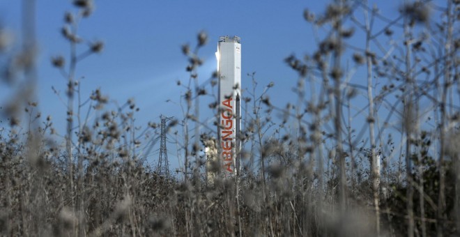 La planta solar 'Solucar' de Abengoa, cerca de Sevilla. REUTERS/Marcelo del Pozo