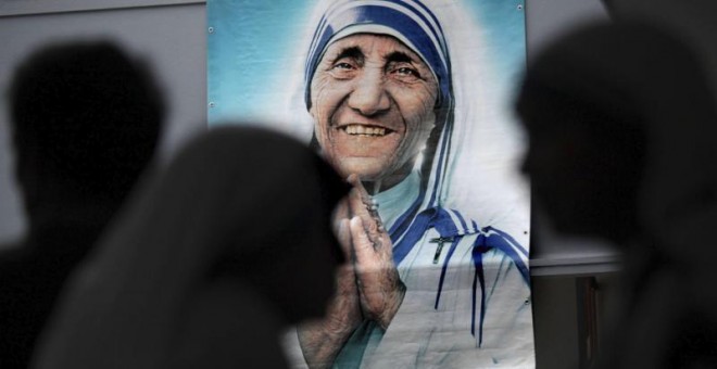 Cartel de la madre Teresa de Calcuta. ARCHIVO/ EFE