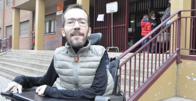 El secretario general de Podemos Aragón, Pablo Echenique. EP