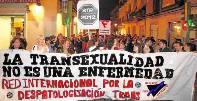 Una manifestación en favor de los derechos de las personas transexuales. EFE