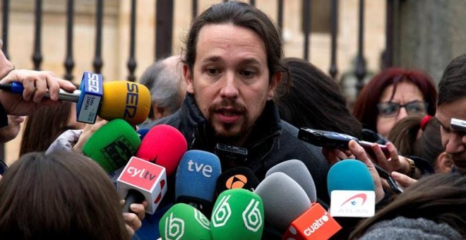 El secretario general de Podemos, Pablo Iglesias. - EFE