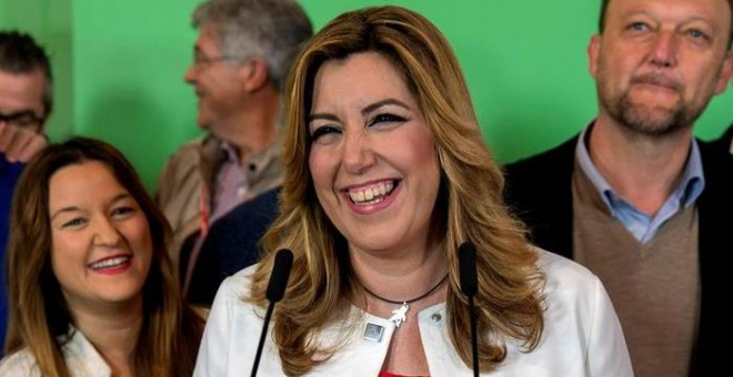 La secretaria general del PSOE-A y presidenta de la Junta de Andalucía, Susana Díaz. - EFE