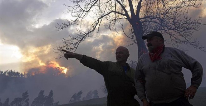 Incendios norte de España en diciembre