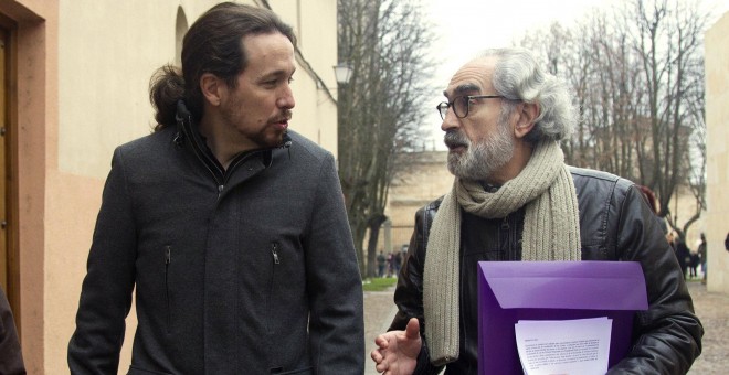 El líder de Podemos ha dejado muy claro que 'ni por activa ni por pasiva' va a facilitar un Gobierno del PP y ha trasladado al PSOE la responsabilidad de que gobierne o no Mariano Rajoy.- EFE